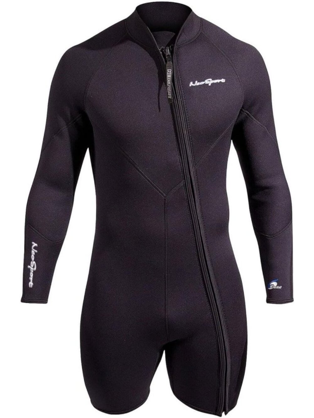 Men's 3mm Neoprene Wetsuit Jacket for Water Sports, Surfing & Diving